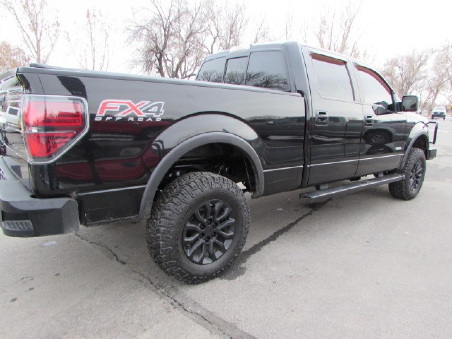 2014 Black /Black Leather Ford F-150 FX4 (1FTFW1ET3EK) with an 3.5L Ecocoost Twin Turbo V6 engine, 6 speed automatic transmission, located at 4562 State Avenue, Billings, MT, 59101, (406) 896-9833, 45.769516, -108.526772 - 2014 Ford F-150 FX4 SuperCrew 4WD - Low miles - Lots of custom items! 3.5L Ecoboost twin turbo engine - 6 speed automatic transmission - 4WD - 95,762 miles - Inspected and serviced - copy of inspection and work performed as well as a full history report provided - Financing available! FX4 Luxu - Photo#5